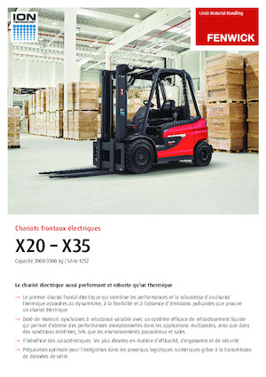 Electric forklifts Linde X25