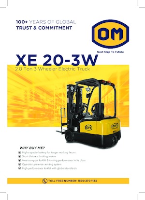 Electric forklifts OM XE20 3W