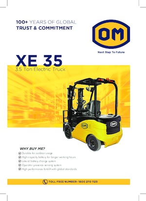 Electric forklifts OM XE35