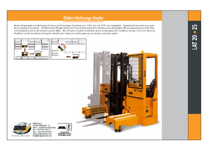 Electric Multidirectional Forklifts OMG LAT 25 