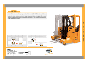 Electric Multidirectional Forklifts OMG LAT 25 