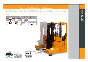 Electric Multidirectional Forklifts OMG LAT 30