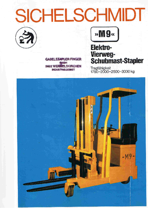 Elektrikli Çok Yönlü Forkliftler Sichelschmidt M 917 ASM