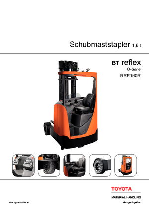 Elektrikli reach kamyonları BT Reflex RRE 160 R