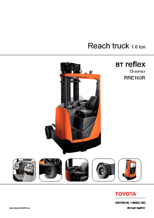 Elektrikli reach kamyonları BT Reflex RRE 160 R