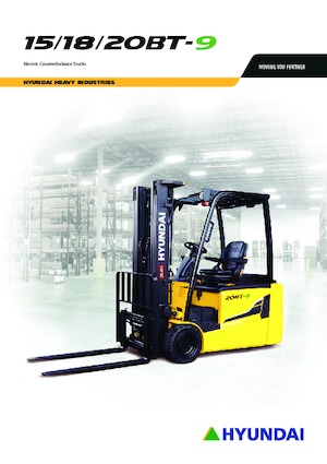 Electric forklifts Hyundai 15 BT 9 ac