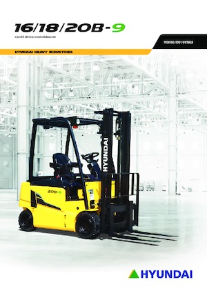 Electric forklifts Hyundai 16B-9