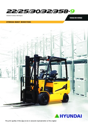 Electric forklifts Hyundai 22BH-9