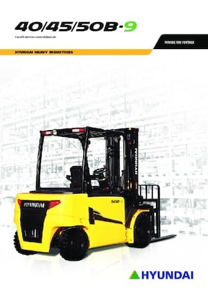 Electric forklifts Hyundai 40B-9