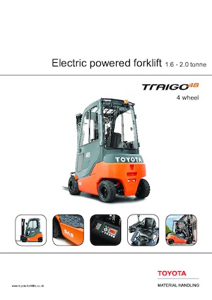 Electric forklifts Toyota 8 FBM 16T 