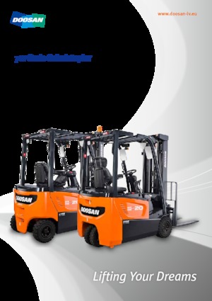 Elektrikli ön-forklift kamyonları Doosan B20X-7