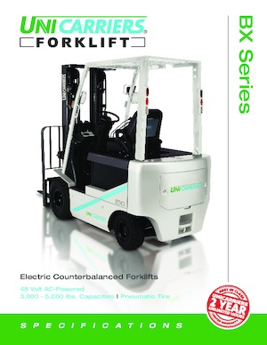 Electric forklifts UniCarriers BXP35LN