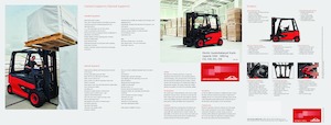 Electric forklifts Linde E 50/500 HL