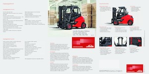 Electric forklifts Linde E 70