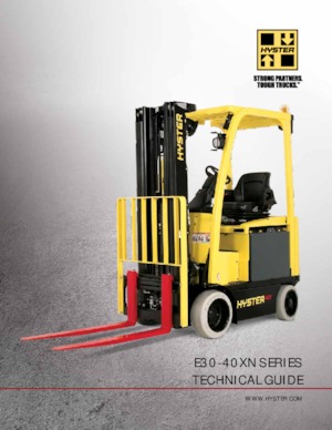 Elektrikli ön-forklift kamyonları Hyster E30XN