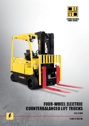 Elektrikli ön-forklift kamyonları Hyster E5.0XNS