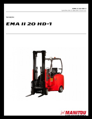 Electric forklifts Manitou EMA II 20 HD-1