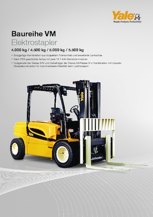Electric forklifts Yale ERP 55 VM