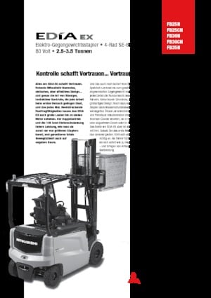 Electric forklifts Mitsubishi FB25N