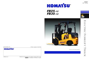 Electric forklifts Komatsu FB25-12