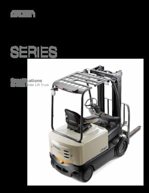 Electric forklifts Crown FC 5215-50