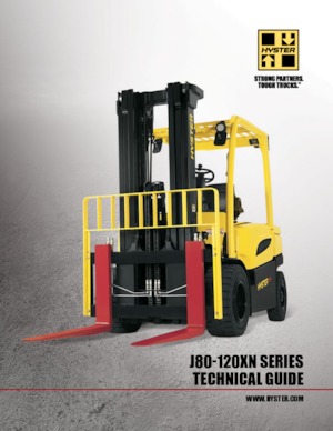 Electric forklifts Hyster J120XN