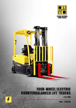 Elektrikli ön-forklift kamyonları Hyster J1.8XN (LWB)