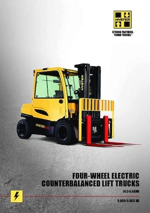 Elektrikli ön-forklift kamyonları Hyster J5.5XN6