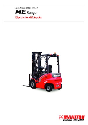 Elektrikli ön-forklift kamyonları Manitou ME 315