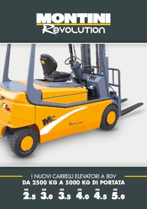 Elektrikli ön-forklift kamyonları Montini MR 2.5 GA