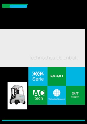 Electric forklifts UniCarriers TX 4-16
