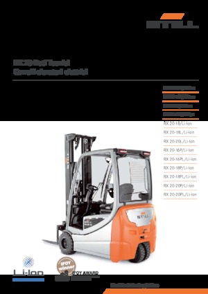 Electric forklifts Still RX 20-20L