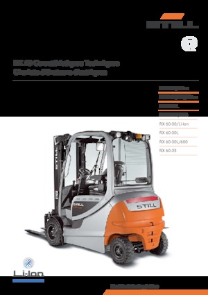 Electric forklifts Still RX 60-30L/600