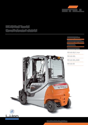 Elektrikli ön-forklift kamyonları Still RX 60-35/600