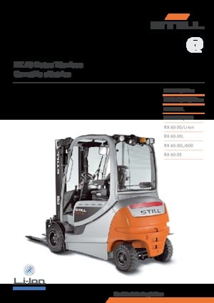 Electric forklifts Still RX 60-30