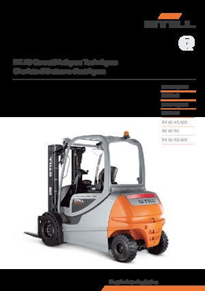 Elektrikli ön-forklift kamyonları Still RX 60-40/600