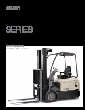 Electric forklifts Crown SC 522X-30