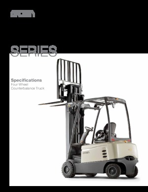Electric forklifts Crown SCF 606x 1.8