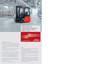 Electric forklifts Linde E 20 EX PL