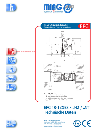 EX Electric Explosion-Proof Forklifts Miag EFG 16 XEV 3