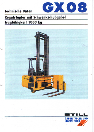 Electric Sideloaders Still-Wagner GX 08 TE 2.450