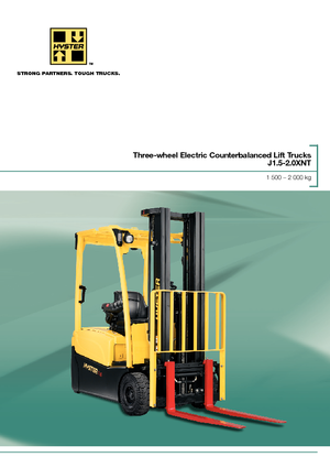 Electric forklifts Hyster J2.0XNT (MWB)