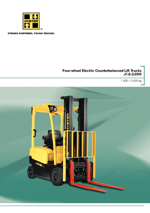 Electric forklifts Hyster J1.8XN (MWB)