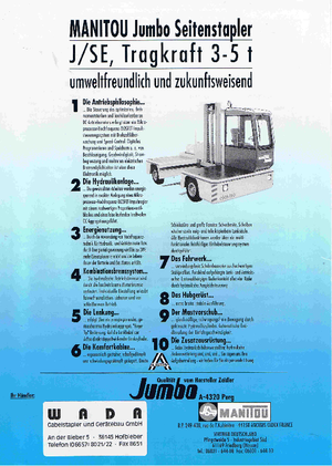 Rough Terrain Forklifts Jumbo J/SE 50
