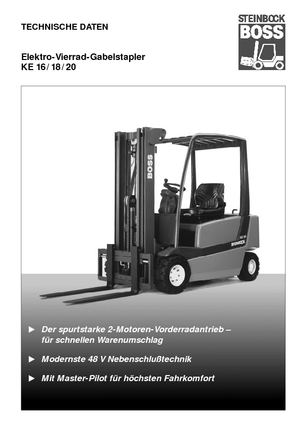 Electric forklifts Steinbock KE 18-55