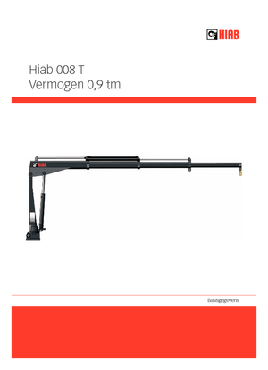 Electric Loading Cranes Hiab 008 T-0 ELT