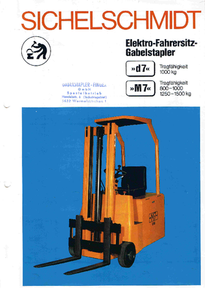 Electric forklifts Sichelschmidt M 7-10