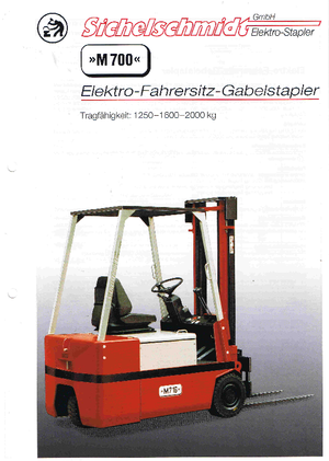 Electric forklifts Sichelschmidt M 720 ASM