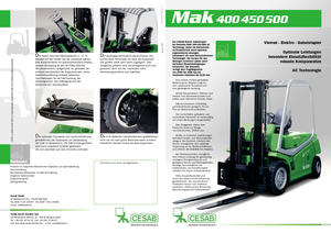 Electric forklifts Cesab MAK 500 AC