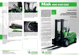 Electric forklifts Cesab MAK 500 AC
